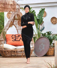 Adasea Burkini  Swimsuit-4322 Voile Fashion