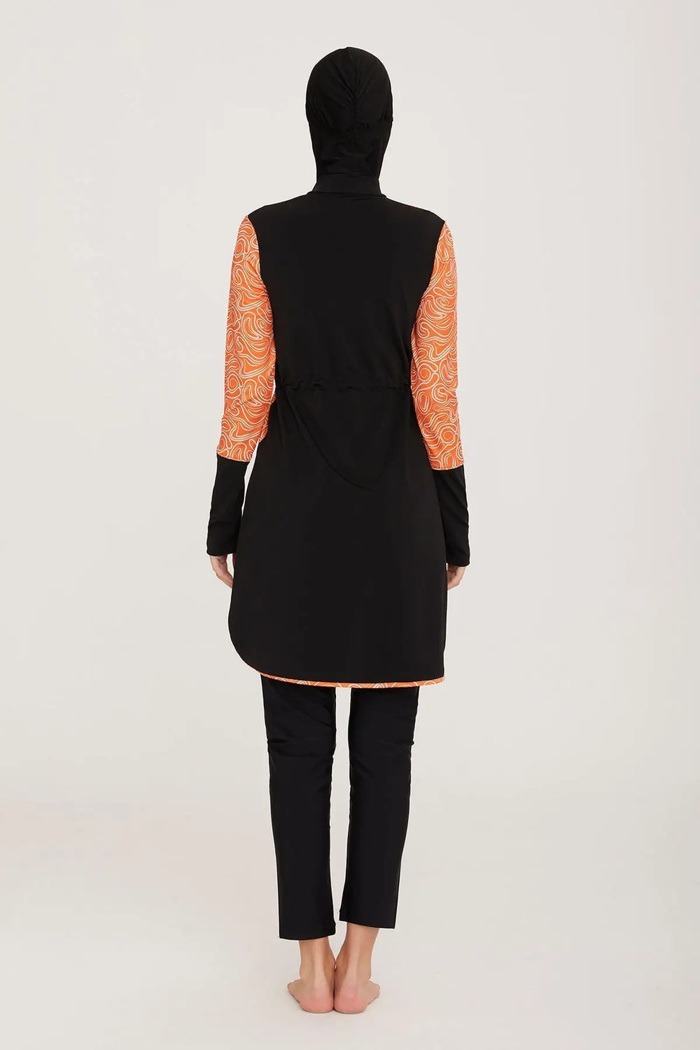 Adasea Burkini  Swimsuit-4430 Voile Fashion