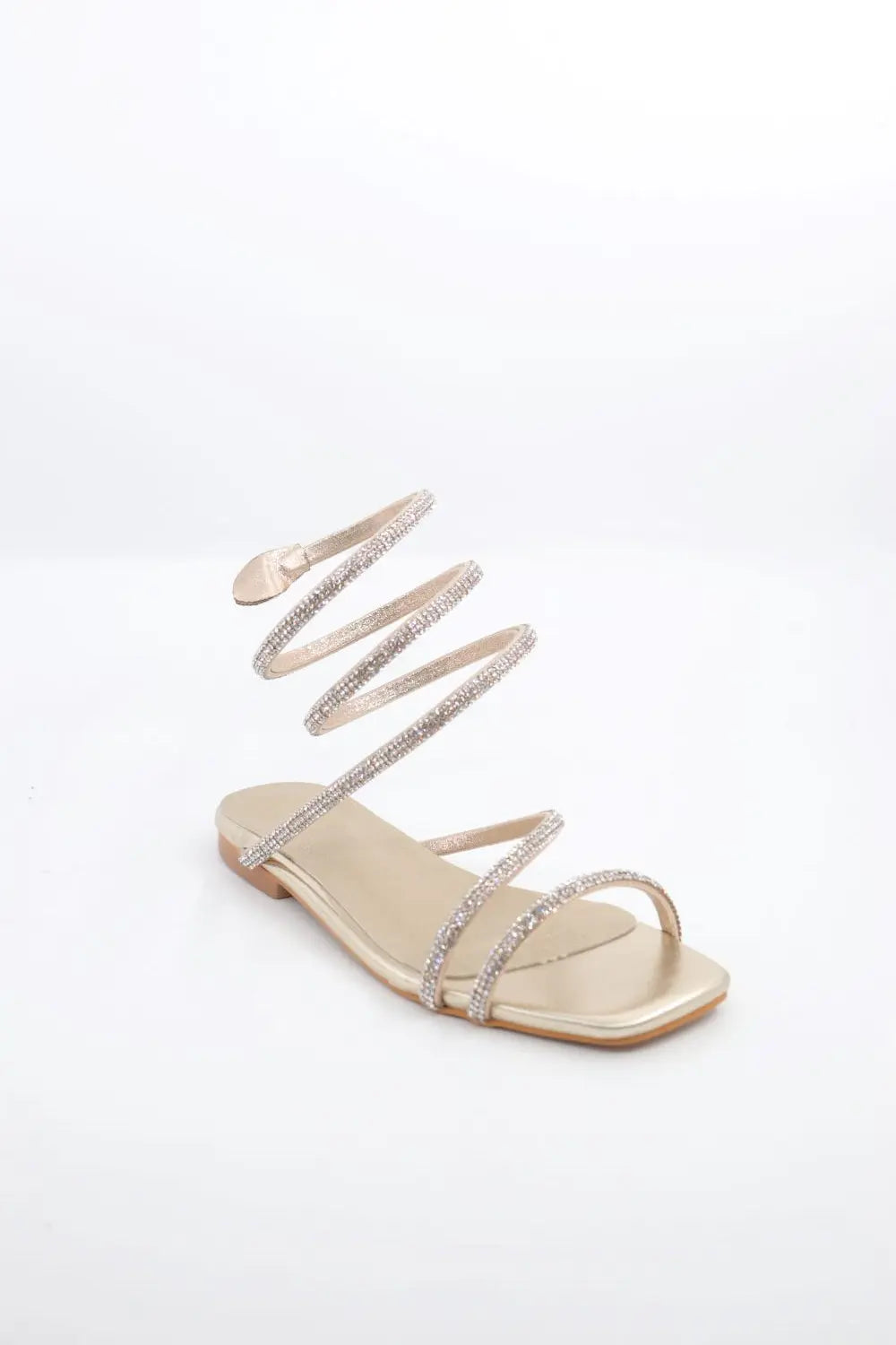 Ankle Strap Flat Voile Fashion