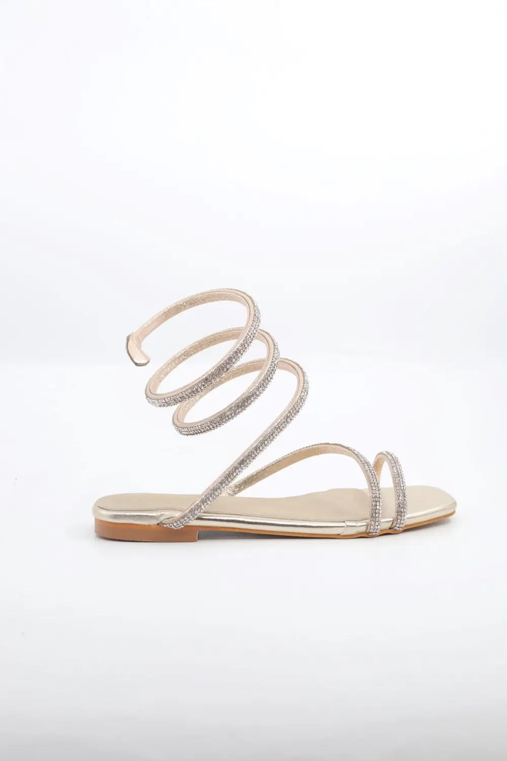 Ankle Strap Flat Voile Fashion