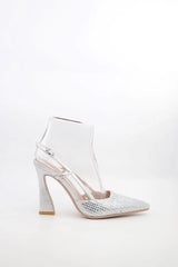 Ankle Strap Heel Voile Fashion