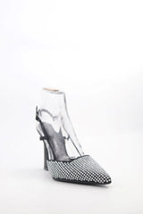 Ankle Strap Heel Voile Fashion