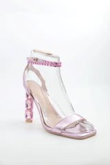 Ankle Strap Heel Voile Fashion