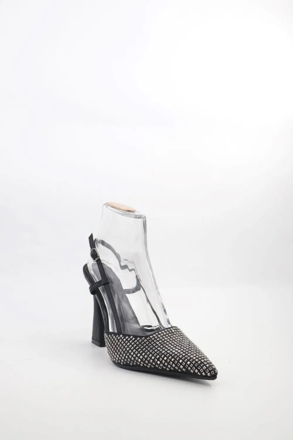 Ankle Strap Heel Voile Fashion