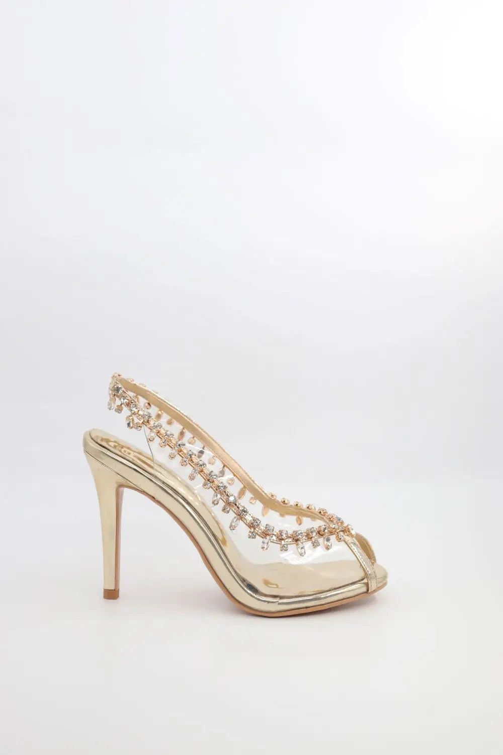 Ankle Strap Heel Voile Fashion