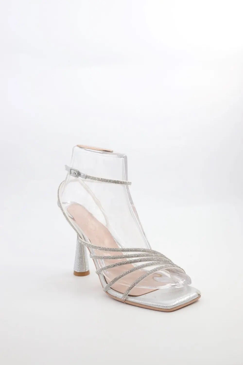 Ankle Strap Heel Voile Fashion