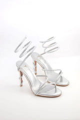 Ankle Strap Heel Voile Fashion