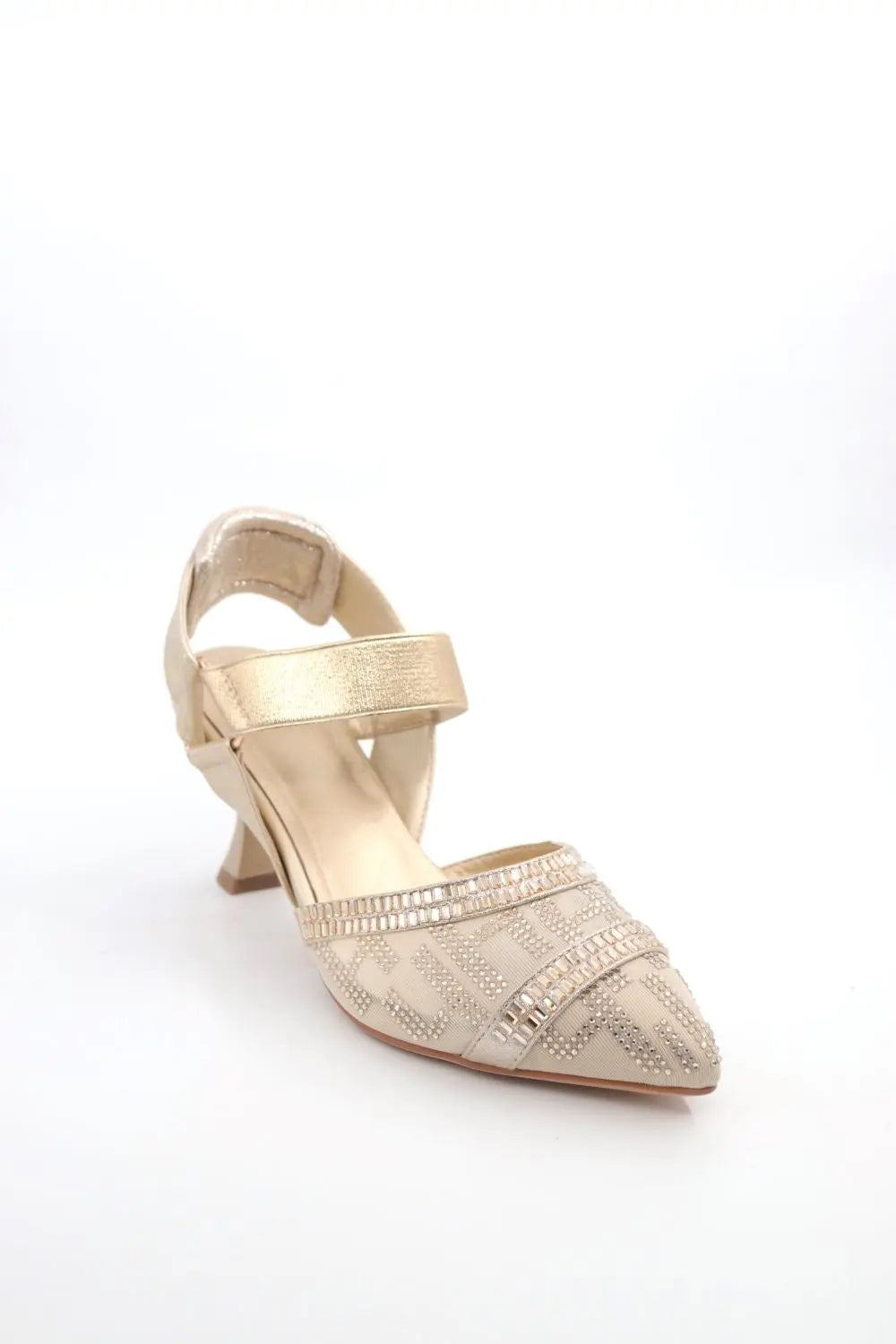 Ankle Strap Heel Voile Fashion