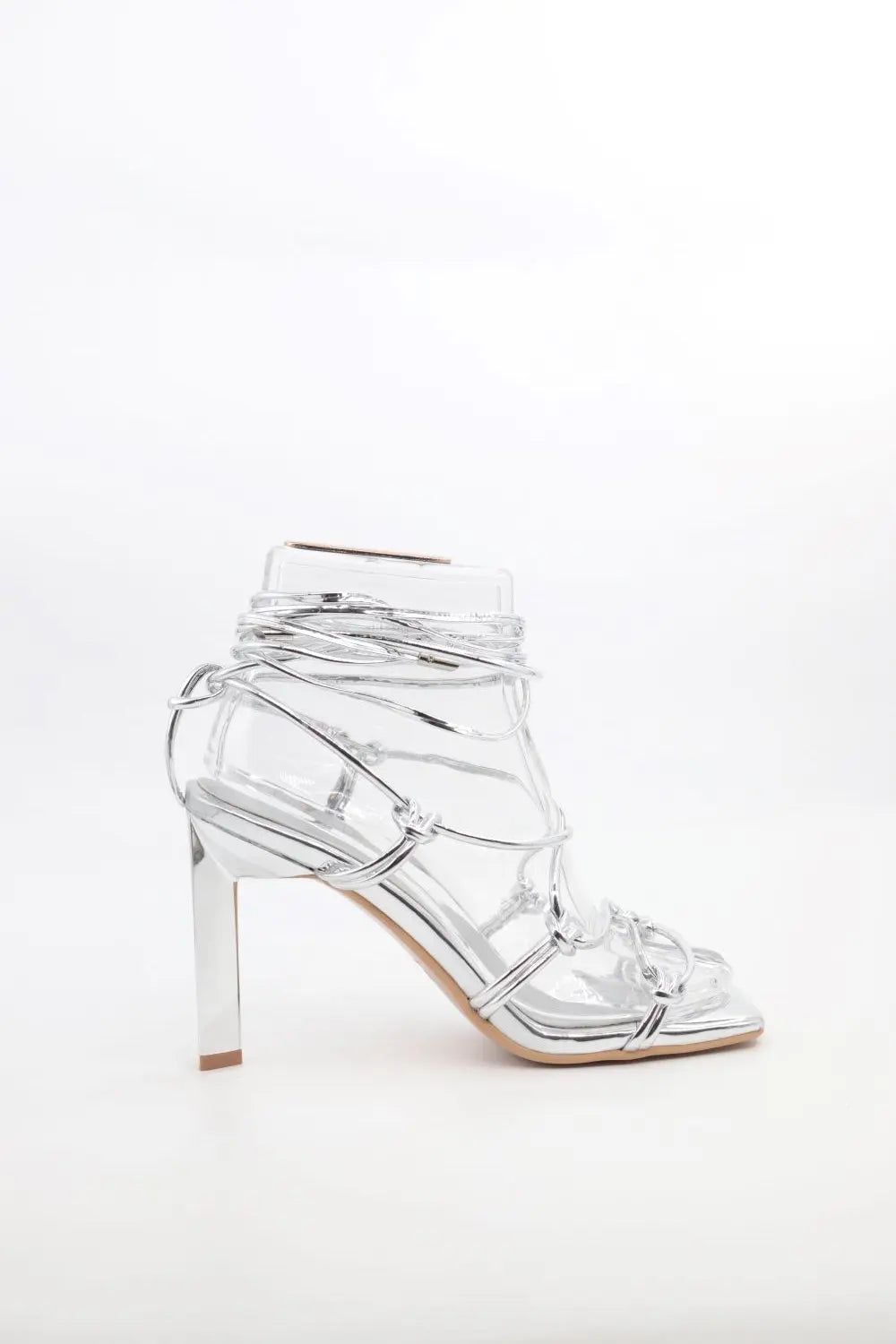 Ankle Strap Heel Voile Fashion