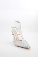 Ankle Strap Heel Voile Fashion