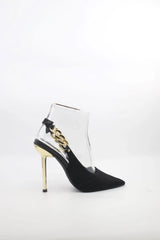 Ankle Strap Heel Voile Fashion