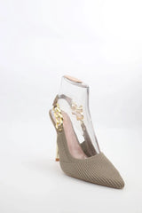 Ankle Strap Heel Voile Fashion