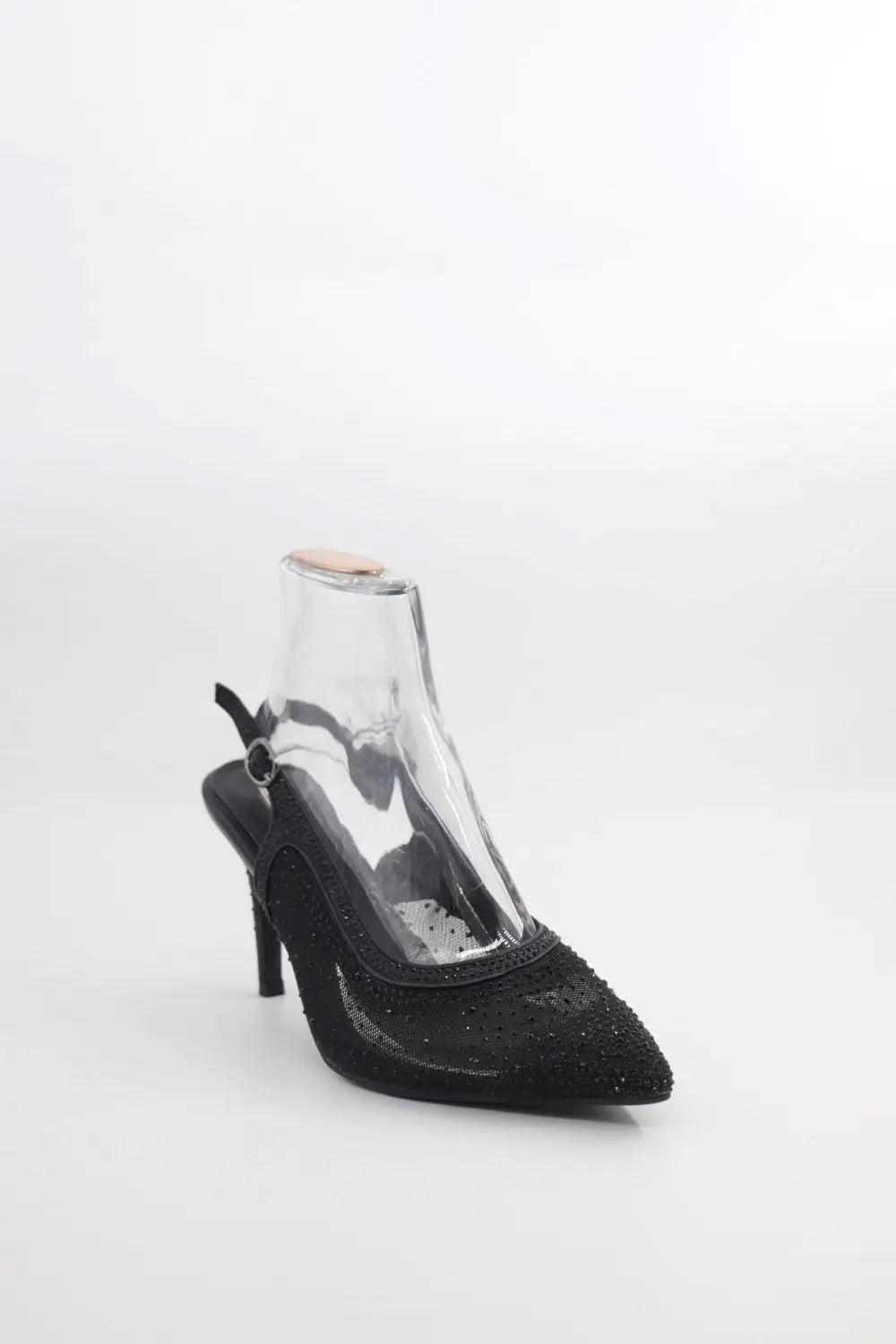 Ankle Strap Heel Voile Fashion