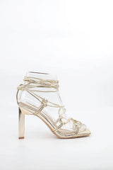 Ankle Strap Heel Voile Fashion