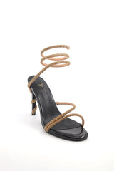 Ankle Strap Heel Voile Fashion