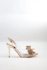 Ankle Strap Heel Voile Fashion