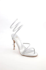 Ankle Strap Heel Voile Fashion