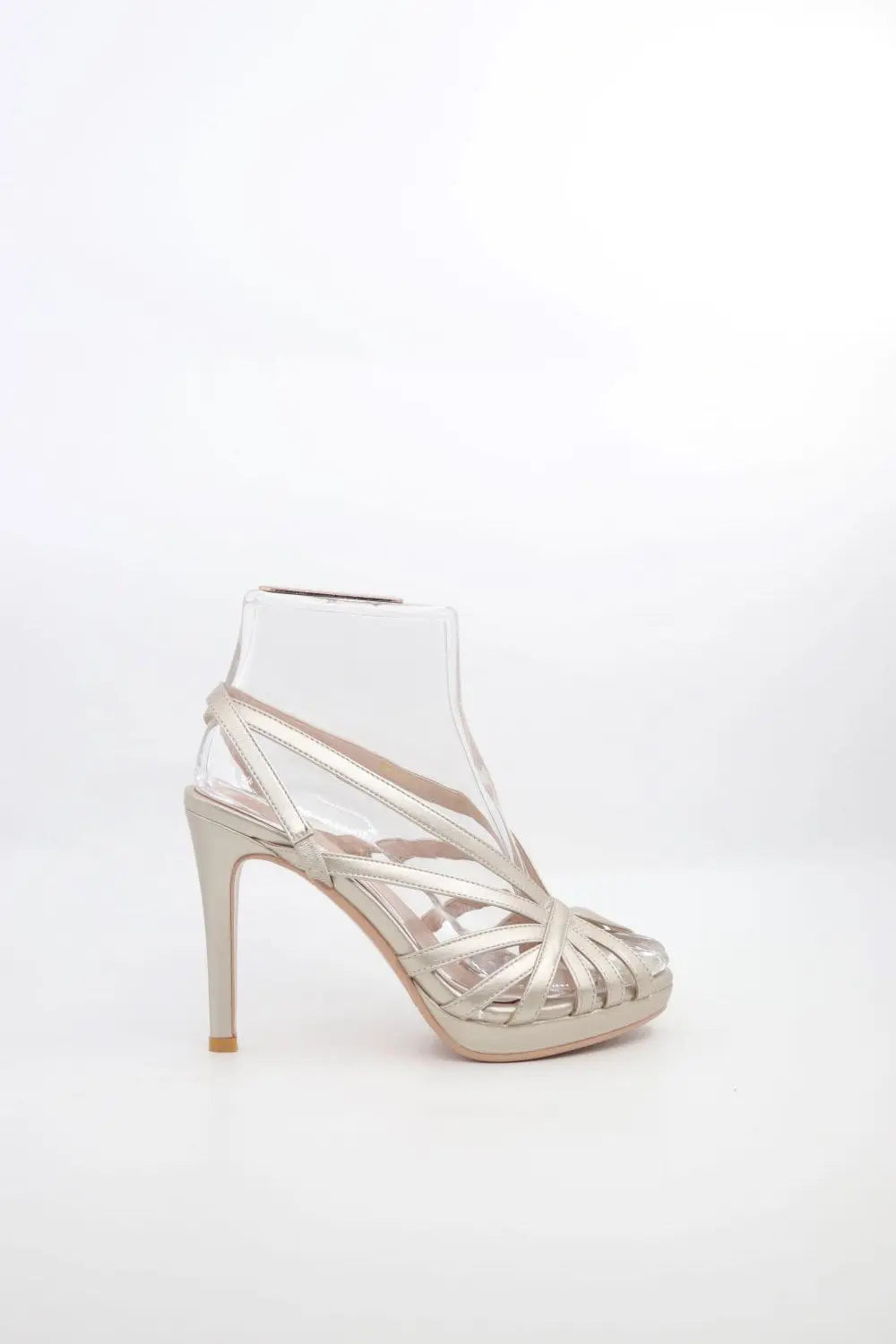 Ankle Strap Heel Voile Fashion