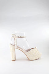 Ankle Strap Heel Voile Fashion