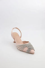 Ankle Strap Heel Voile Fashion