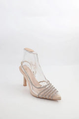 Ankle Strap Heel Voile Fashion