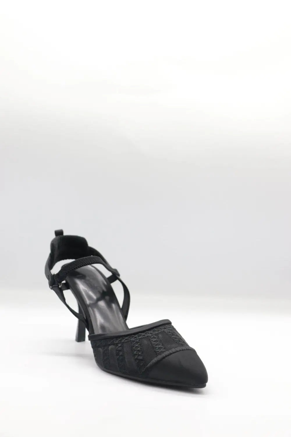 Ankle Strap Heel Voile Fashion