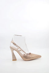 Ankle Strap Heel Voile Fashion