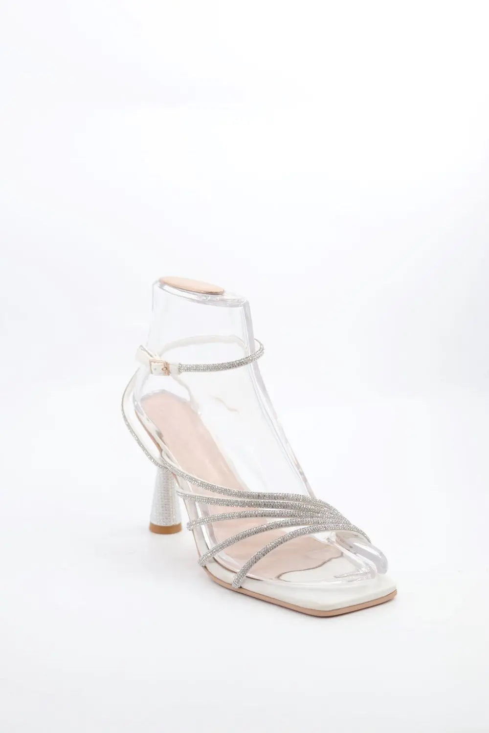 Ankle Strap Heel Voile Fashion