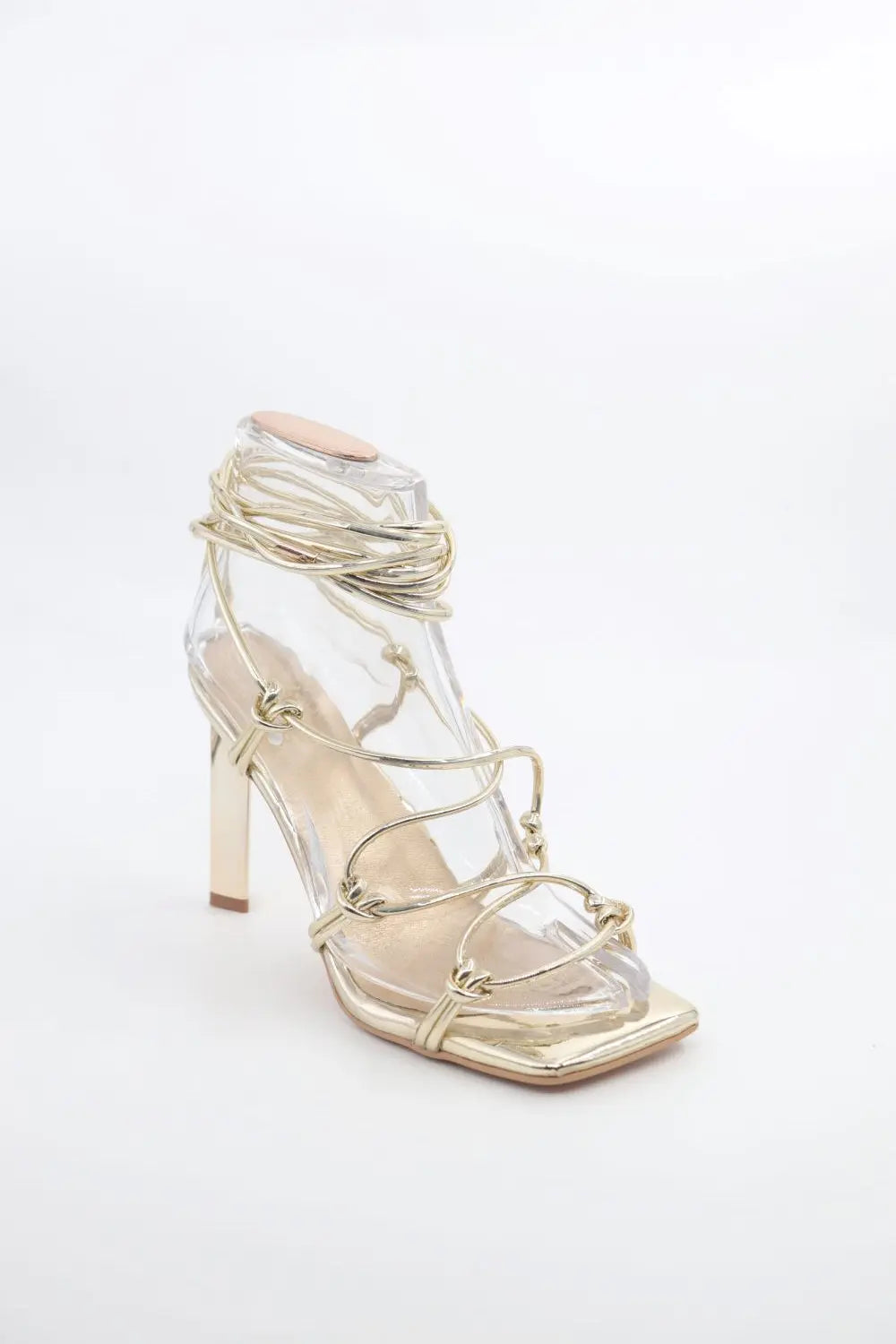 Ankle Strap Heel Voile Fashion