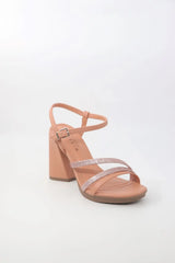 Ankle Strap Heel Voile Fashion