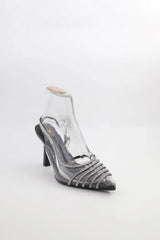 Ankle Strap Heel Voile Fashion