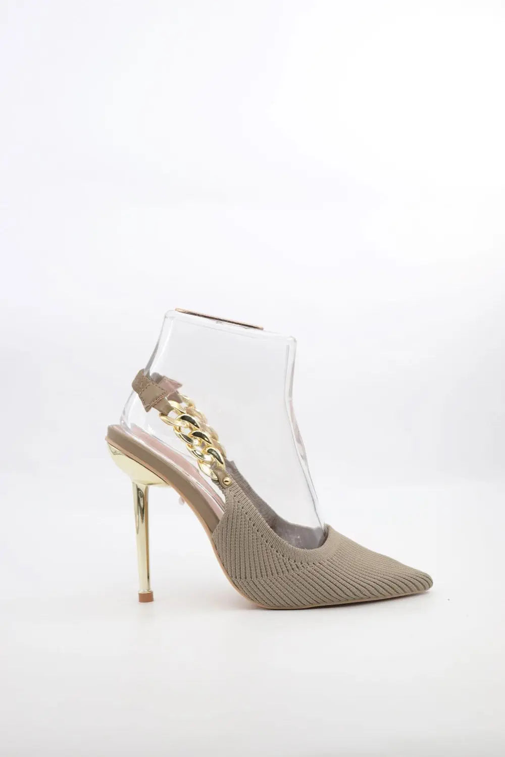 Ankle Strap Heel Voile Fashion