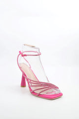 Ankle Strap Heel Voile Fashion