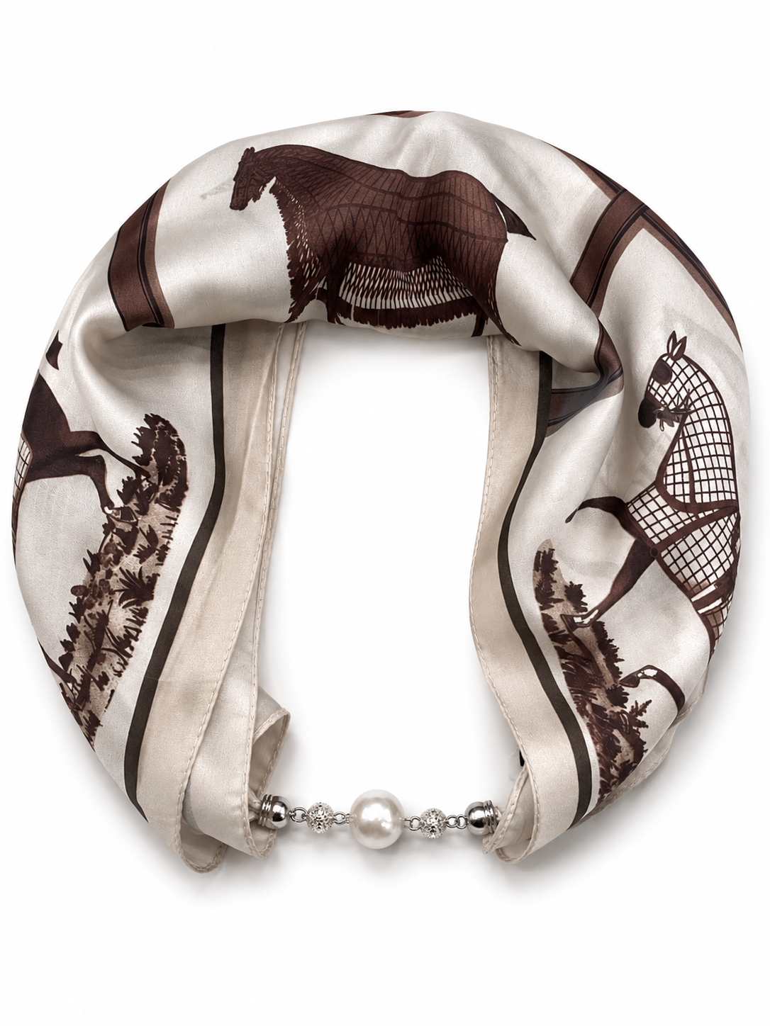 Printed Scarf 65*65  Voile