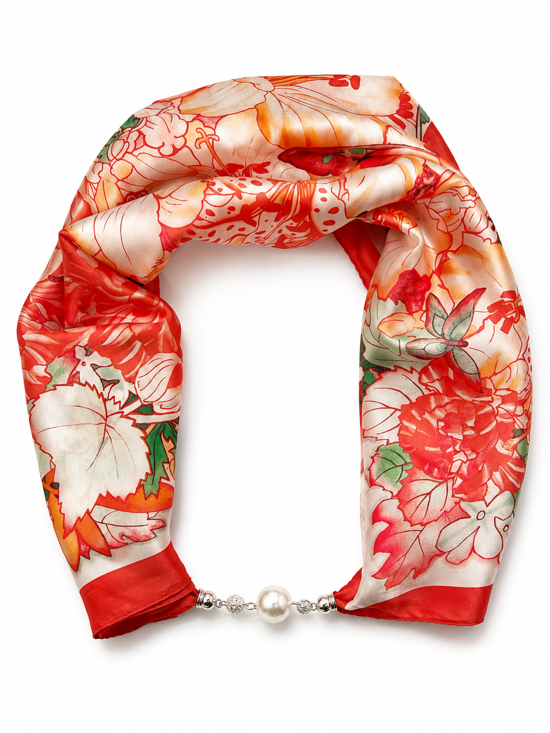 Printed Scarf 65*65  Voile