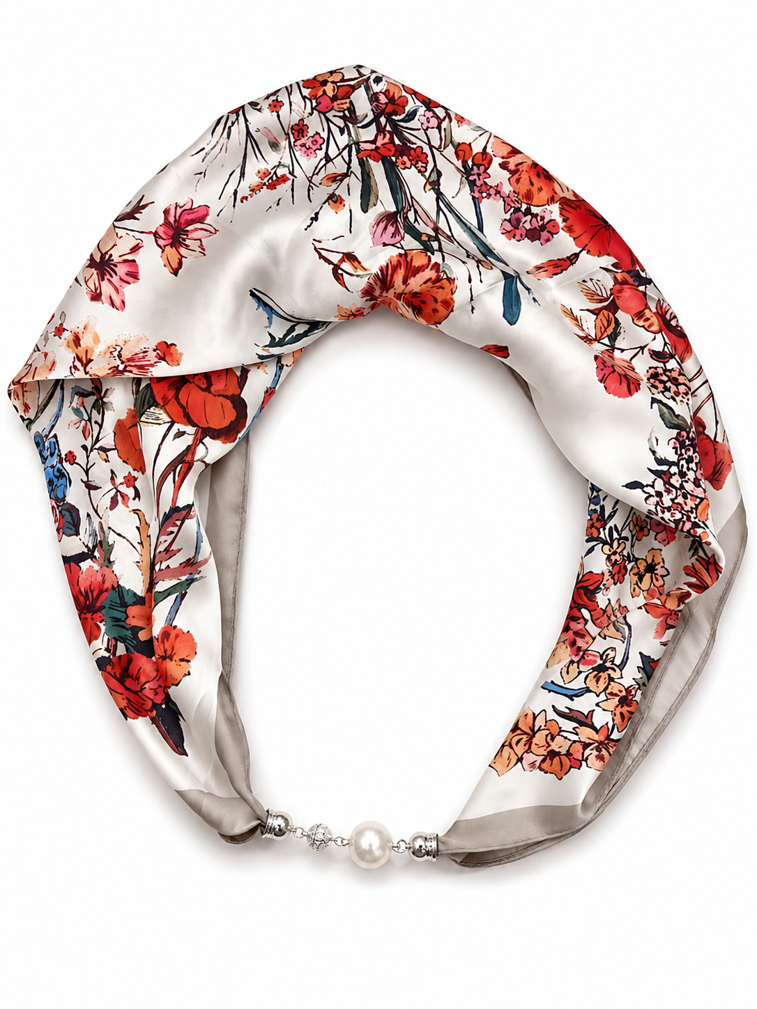 Printed Scarf 65*65  Voile