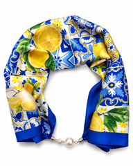 Printed Scarf 65*65  Voile