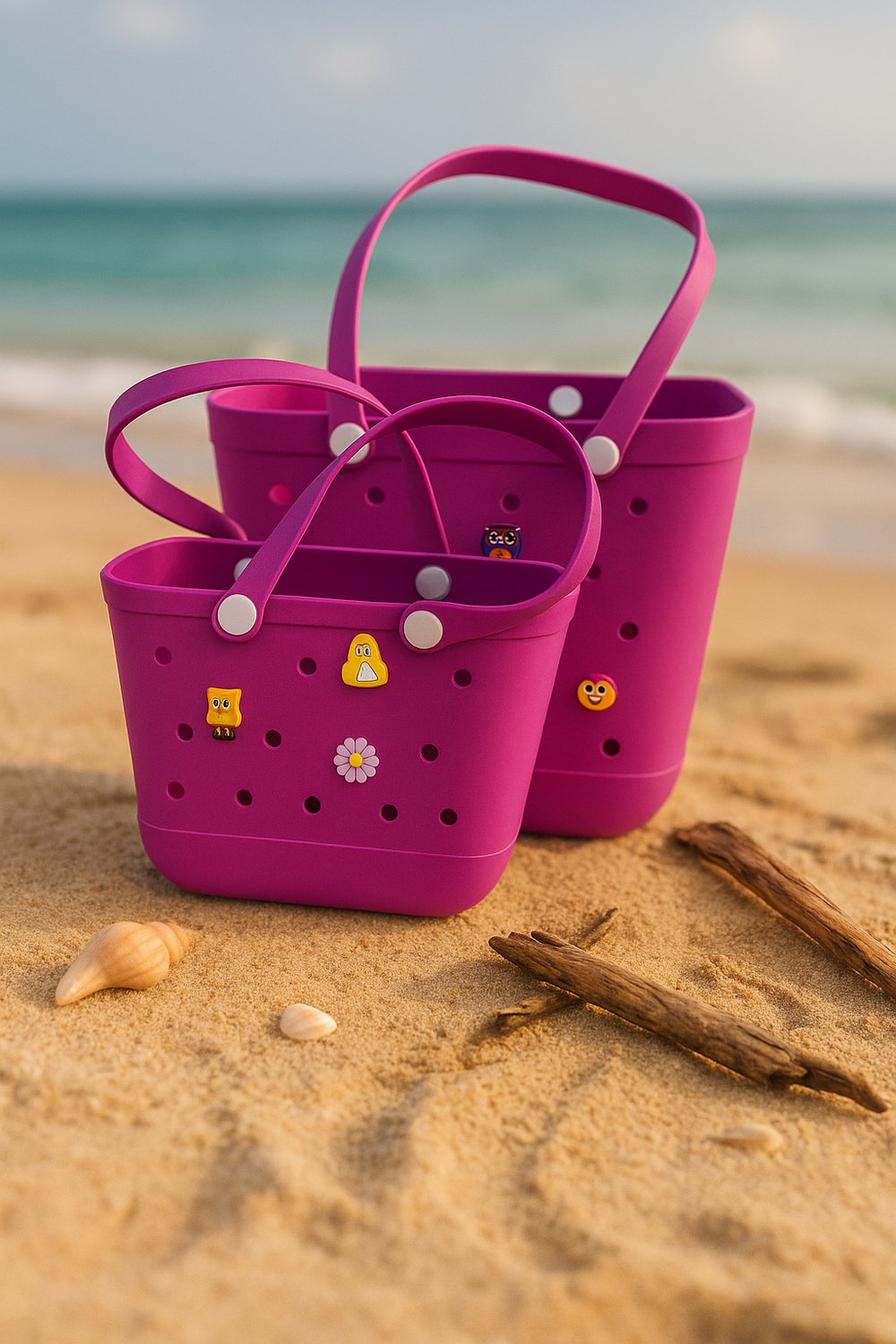 Beach Silicon Bag Small  Voile