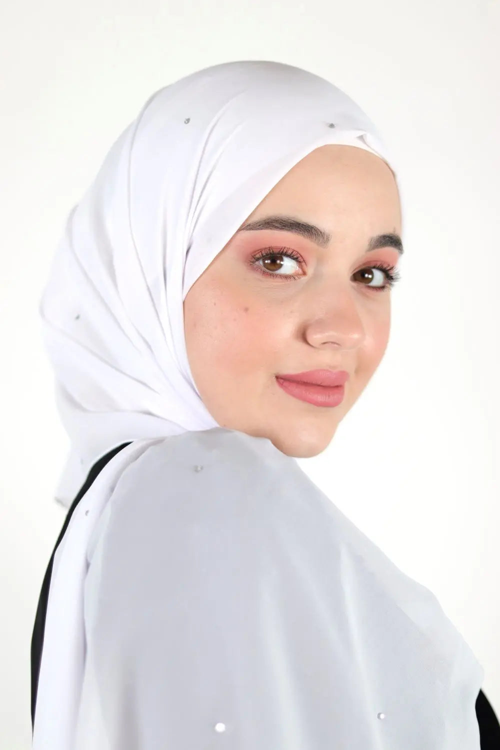 Chiffon Hijab With Crystal Voile Fashion