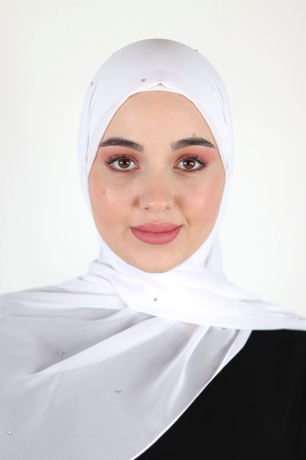 Chiffon Hijab With Crystal Voile Fashion