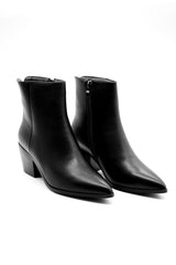 Pointed Block Heel Boots  Hazar