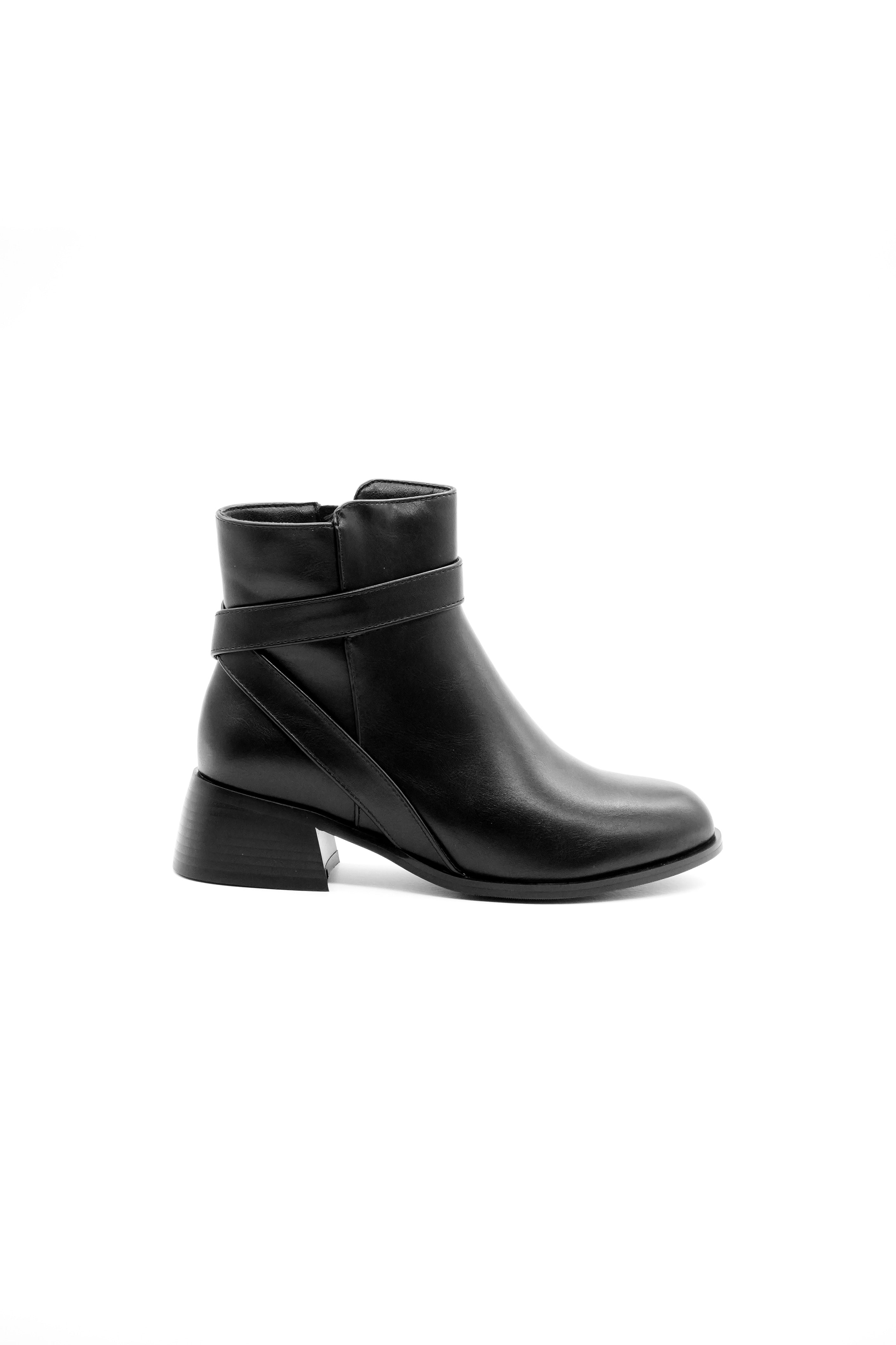 Block Heel Ankle Boots