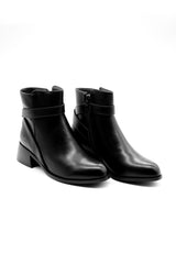 Block Heel Ankle Boots