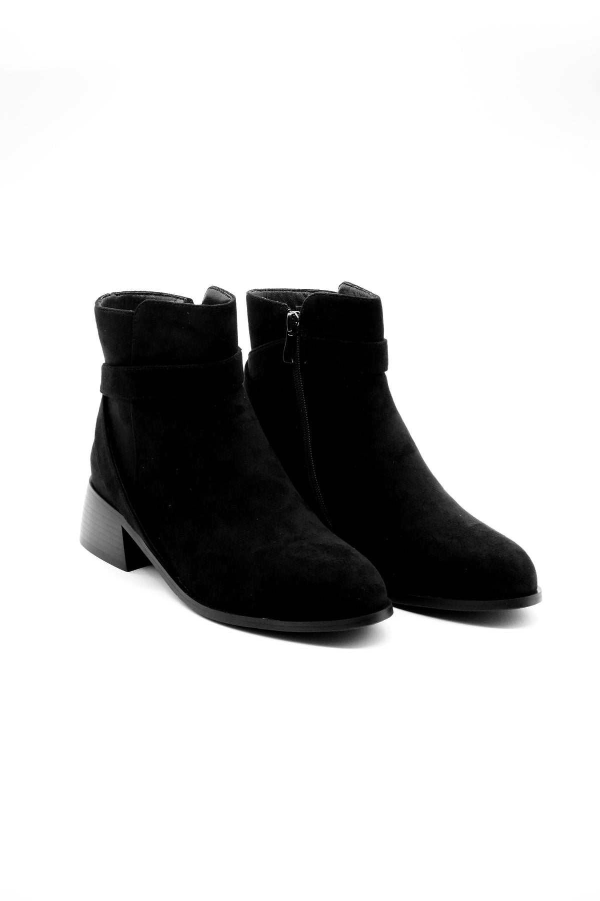 Block Heel Ankle Boots