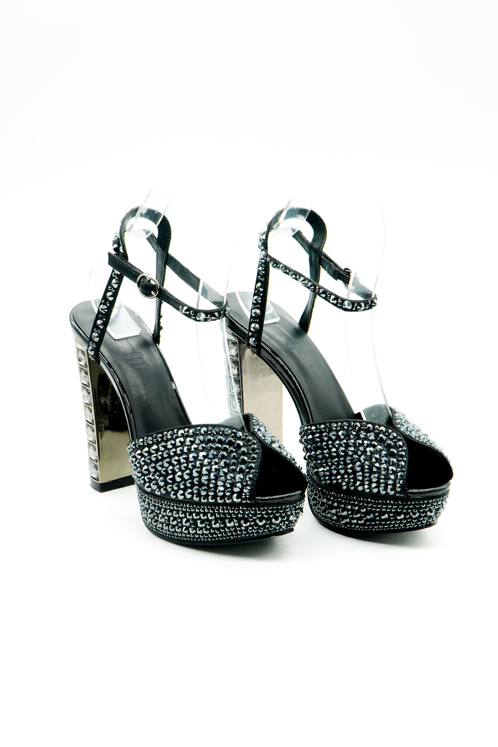 Platform Block Heel  Voile Fashion