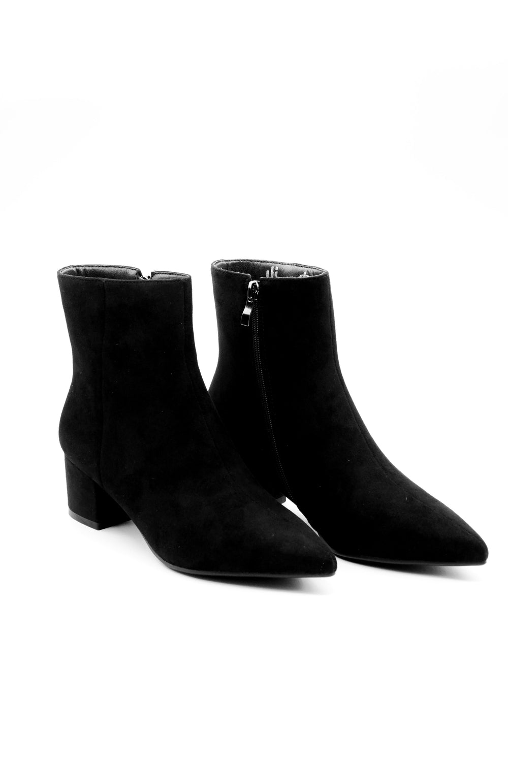 Pointed Block Heels Boots  Hazar