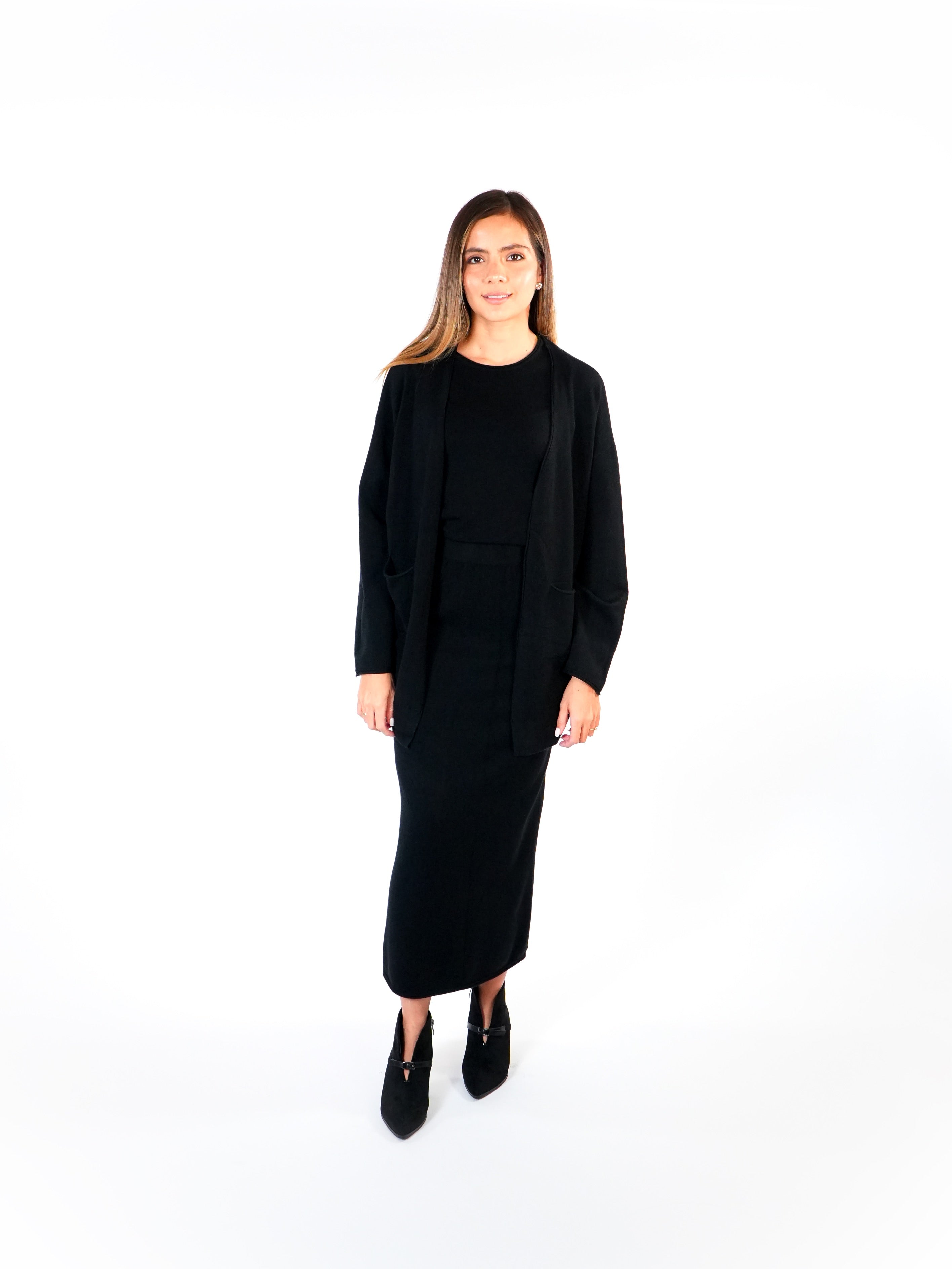 Knit Co'Ord Set 3Pc  Elora