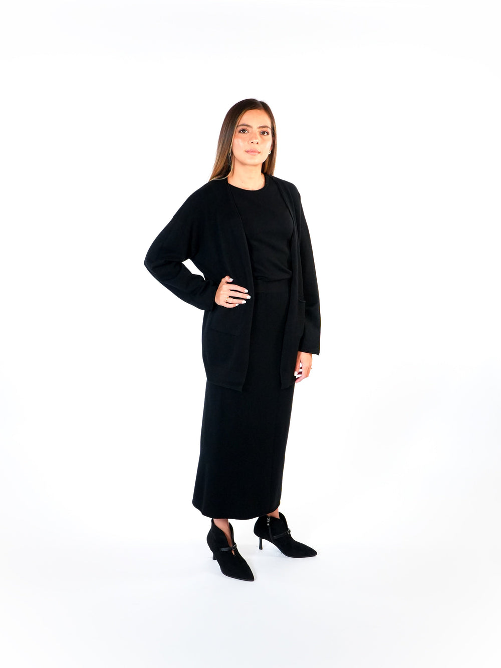 Knit Co'Ord Set 3Pc  Elora