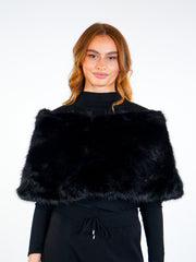 Soft Fur Poncho  Elora