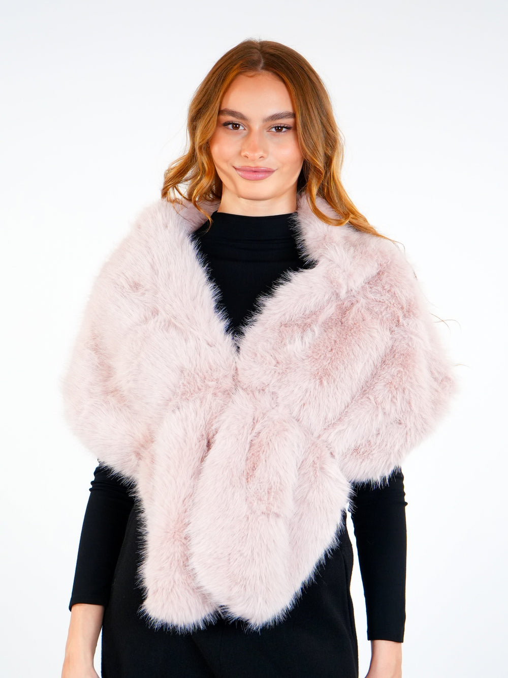 Soft Fur Shoulder Scarf  Elora